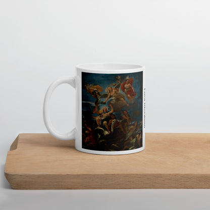 Fine Art Coffee Mug – Famous Painting on White Ceramic Cup - Allegory of Justice